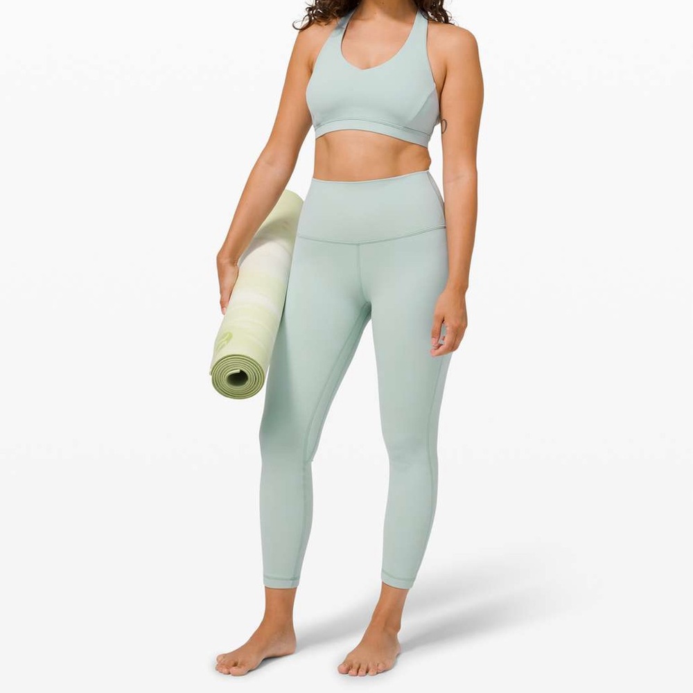 LULULEMON ALIGN LEGGINGS Size 6 Light Green